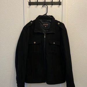 Mens Michael Kors black wool jacket